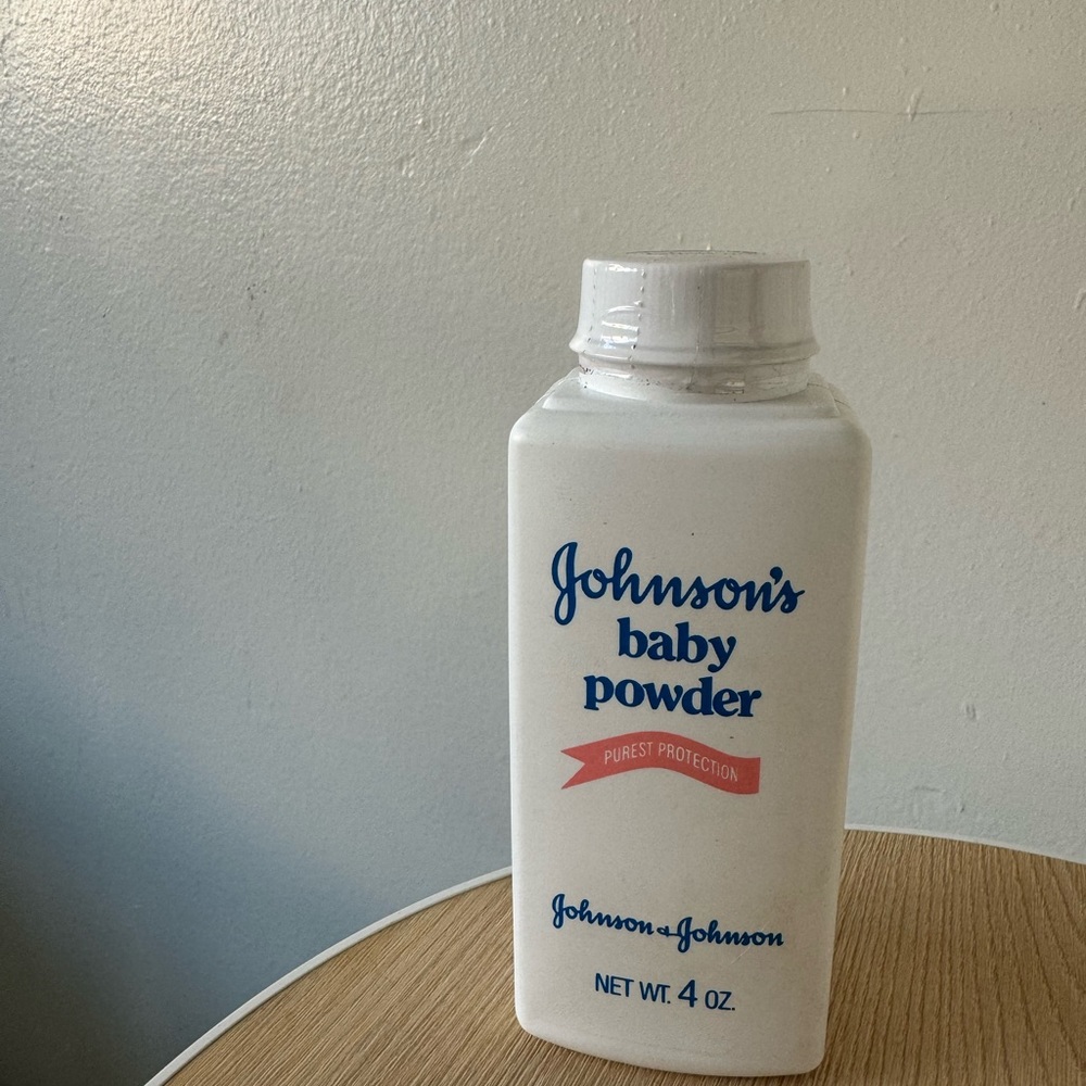 Discontinued vintage Johnson and Johnson talc baby powder